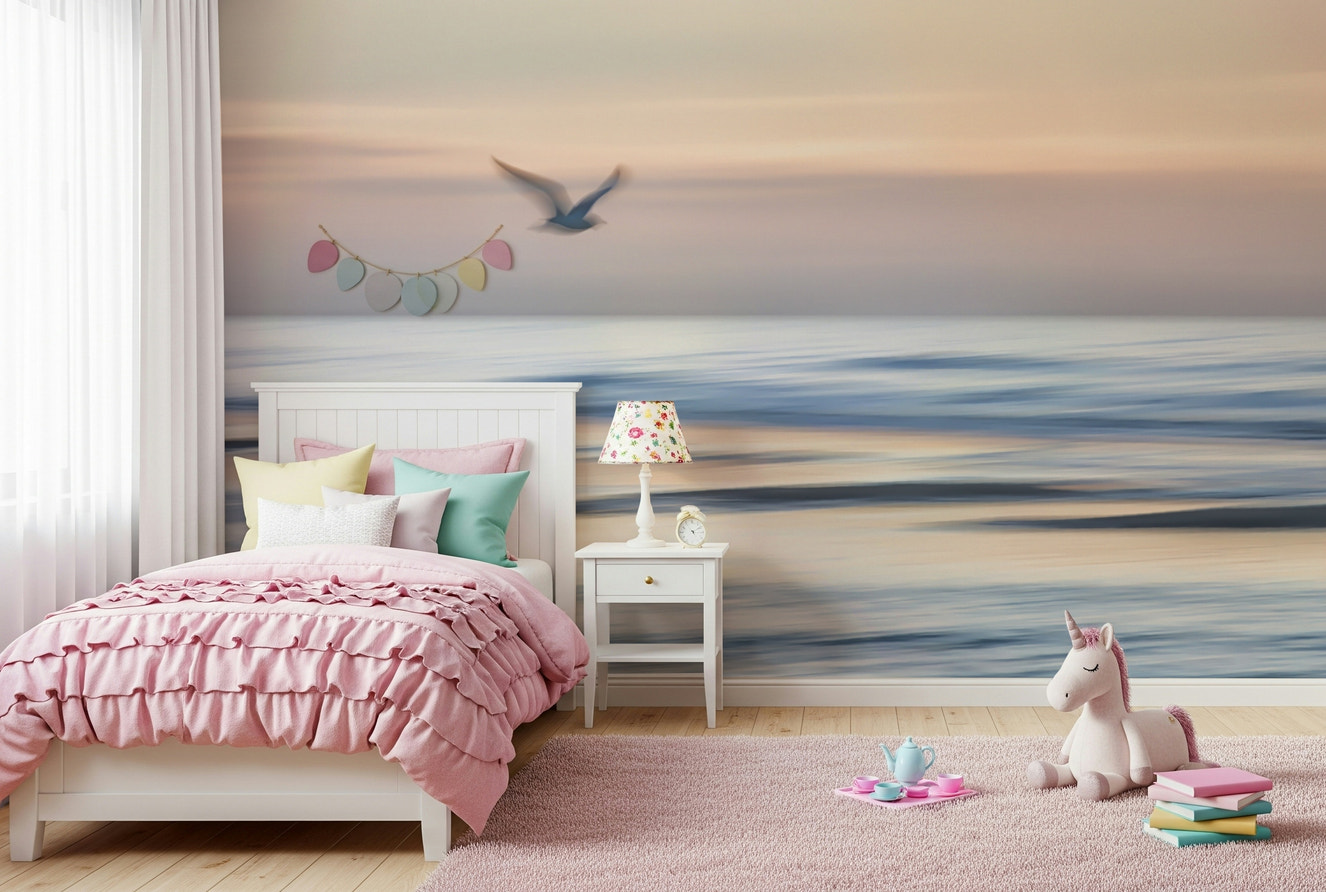 Seagull's Flight Wall Mural