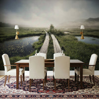 A serene dreamy woodland wall mural for your decor.