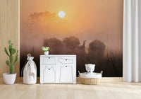 A classic wildlife theme wallpaper for walls.