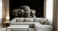 A classic automotive theme wallpaper for walls.