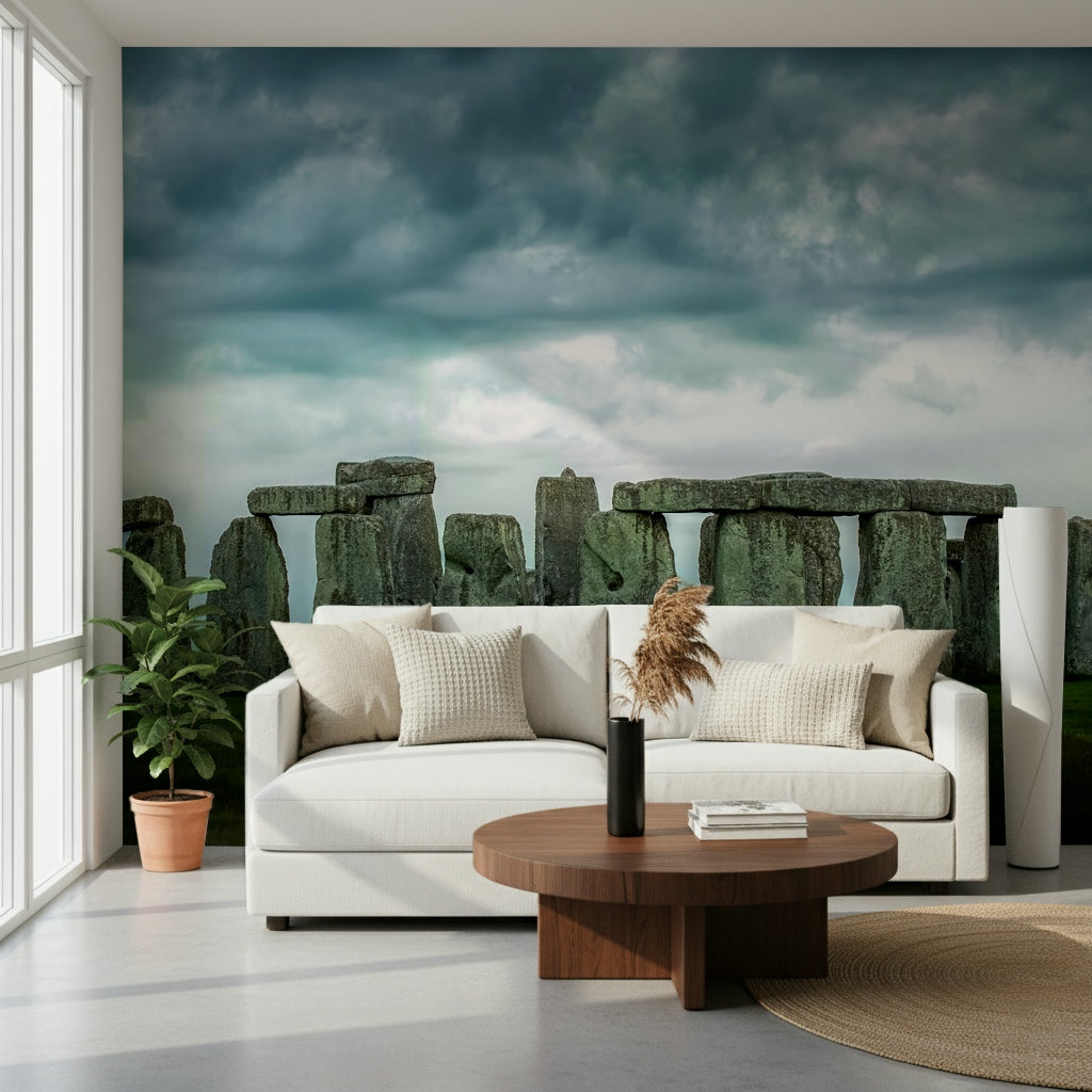 An artistic history inspired mural for home decor.