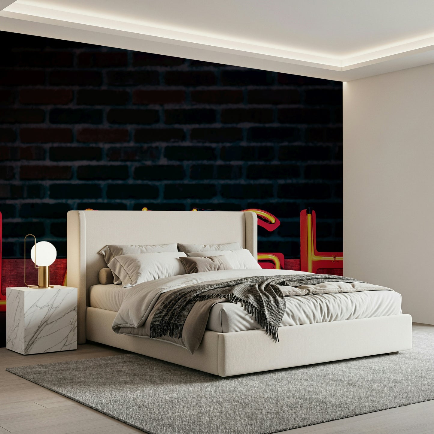 A serene modern pattern wall mural for your decor.