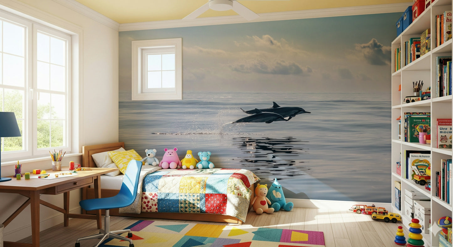 Dolphin's Leap Wall Mural