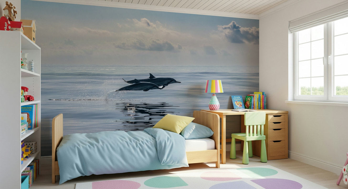 Dolphin's Leap Wall Mural