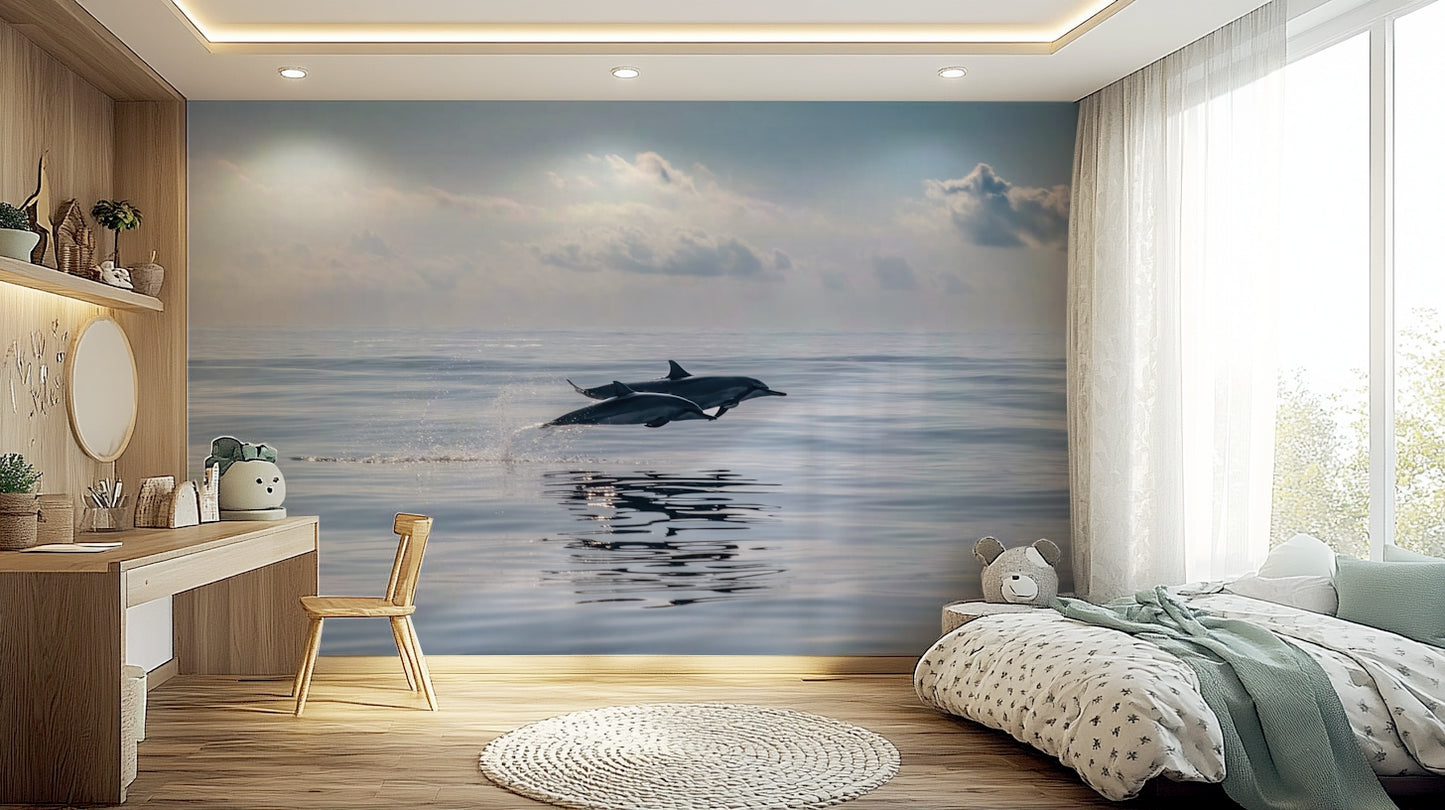 Dolphin's Leap Wall Mural