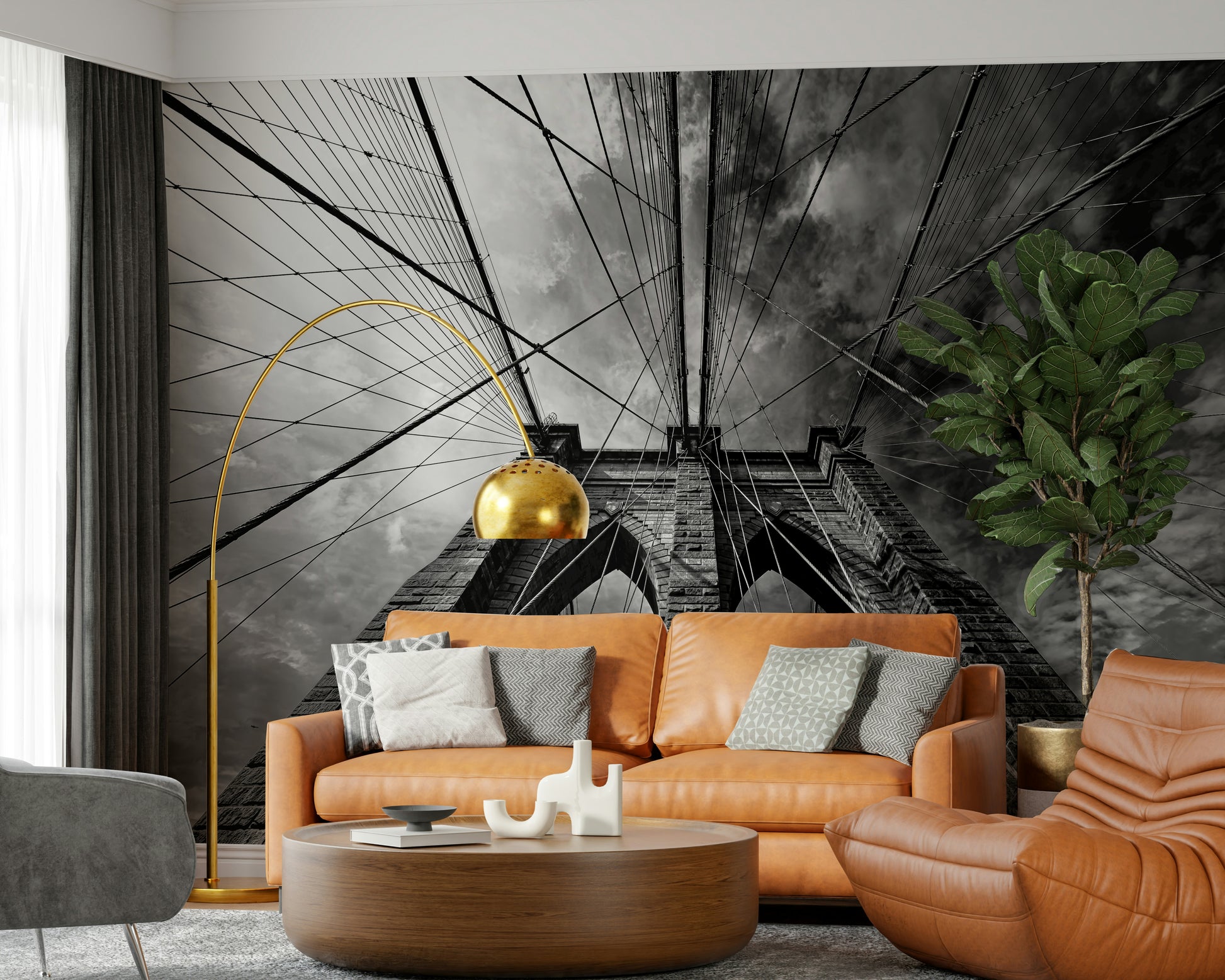 A classic abstract design wallpaper for walls.