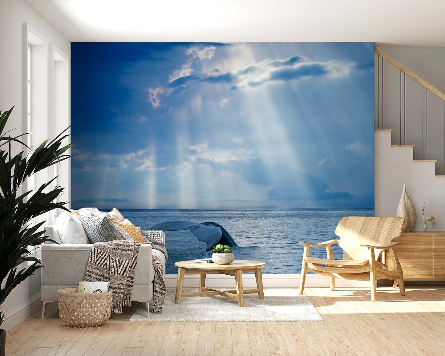 Ocean's Grace Wall Mural