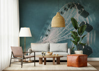 An artistic soft focus urban mural on scenic wallpaper.