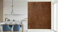 A beautiful aged leather wallpaper mural with saddle brown tones and natural texture.