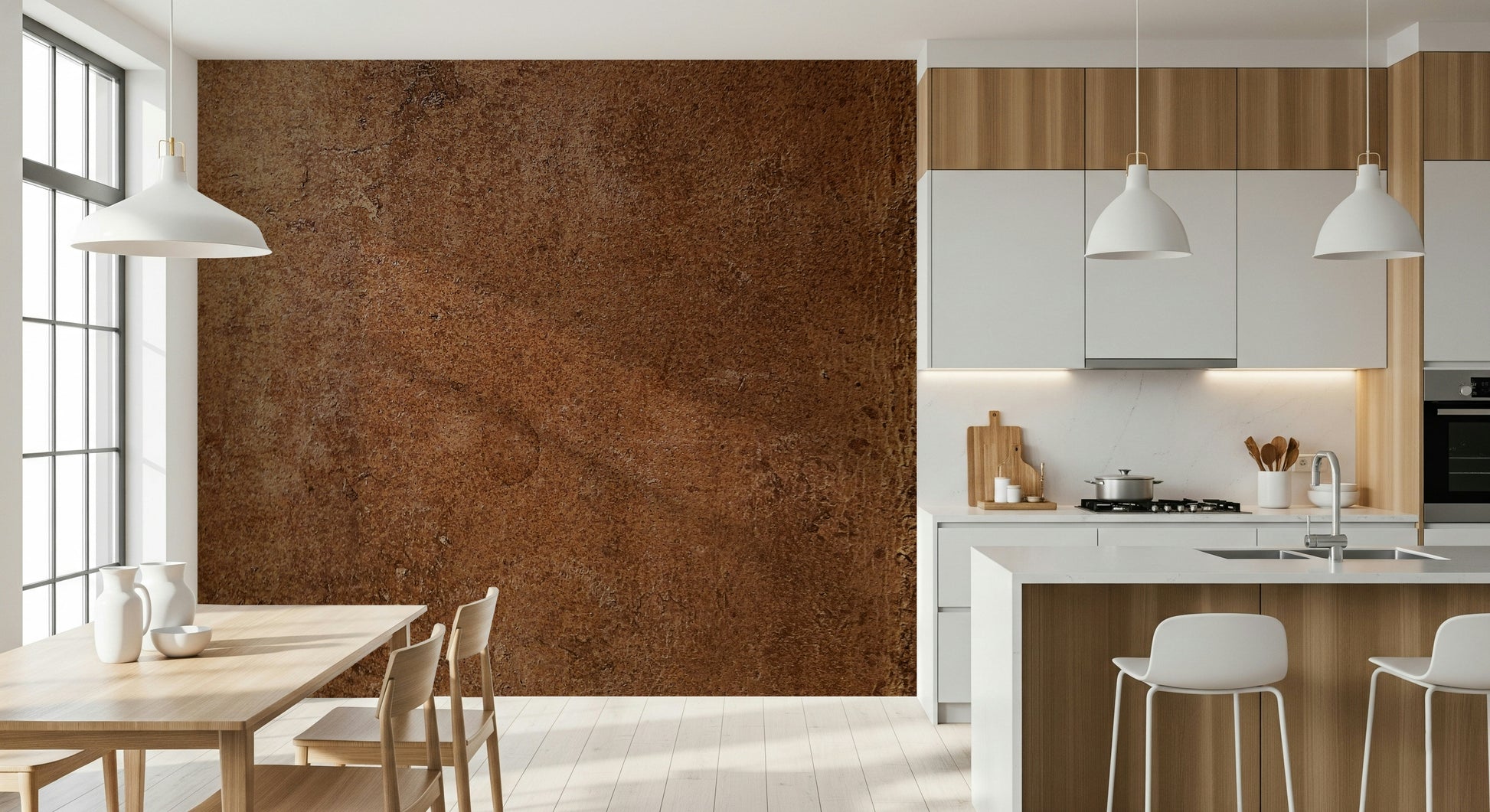 A serene subtle pattern wall mural for your decor.