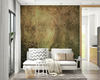 An artistic minimalist form mural for home decor.