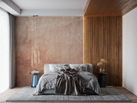 An artistic minimalist form mural for home decor.