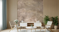A calming abstract design wallpaper mural that defines a space.