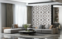 A serene abstract pattern wall mural for your decor.