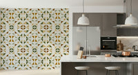 A serene abstract pattern wall mural for your decor.