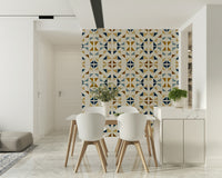 A classic abstract block wallpaper for walls.