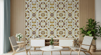 A serene abstract pattern wall mural for your decor.