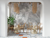 A contemplative gentle design wallpaper mural for a feature wall.