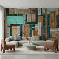 A classic abstract design wallpaper for walls.