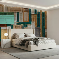 A serene flowing design wall mural for your decor.