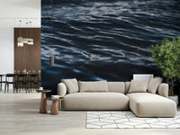 A beautiful modern art wall mural of delicate water.