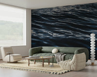 An artistic nature seascape mural for home decor.