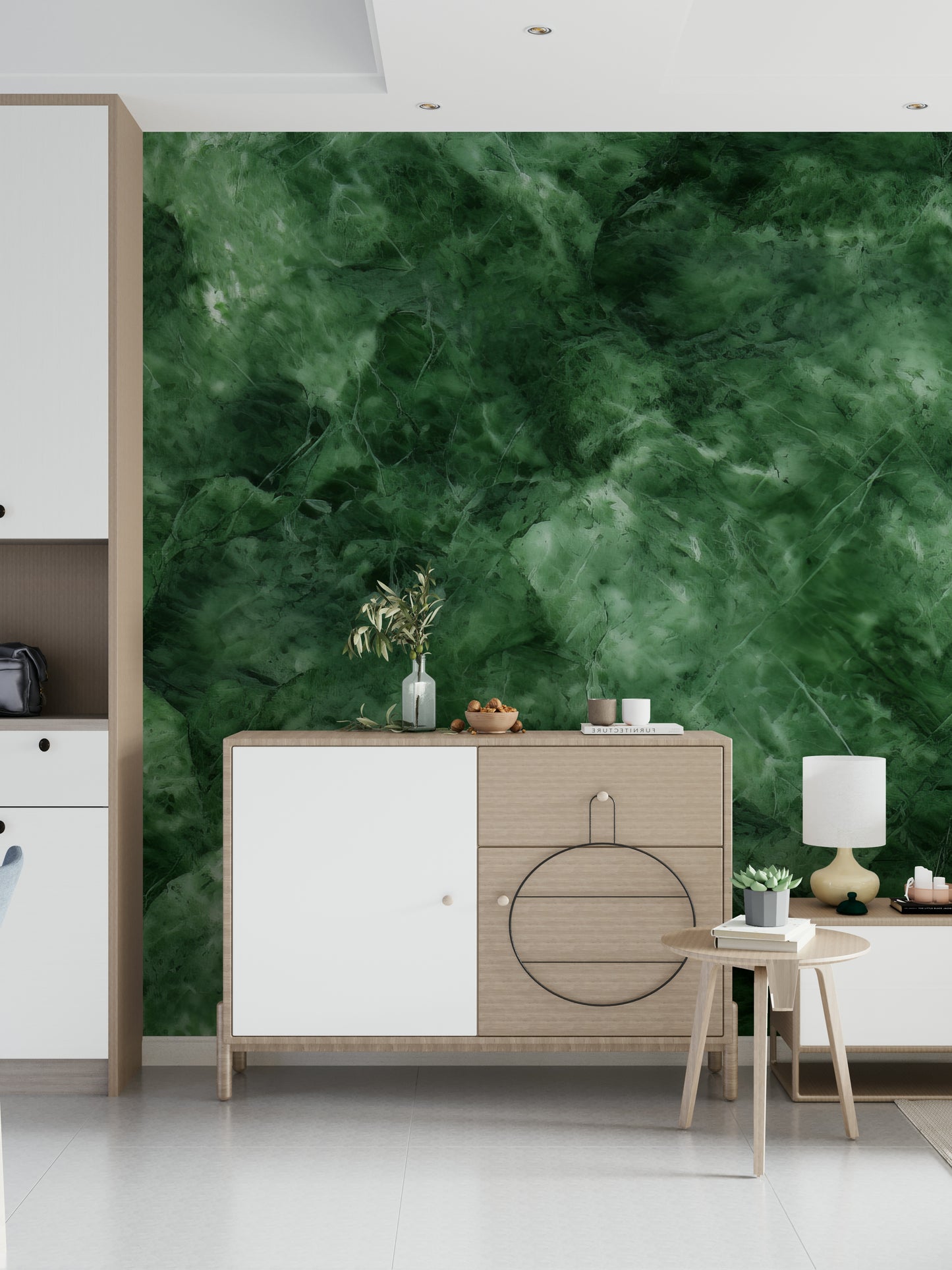 A serene abstract texture wall mural for luxurious decor.