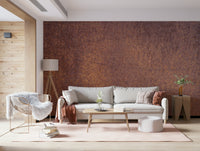 A calming abstract design wallpaper mural that defines a space.