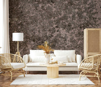 Warm brown and gray mottled pattern on the Mottled Earth wallpaper for walls.