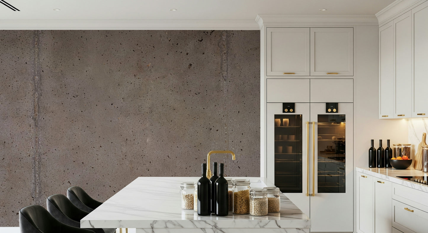 Installation shot of the peel and stick Urban Edge Wall Mural.