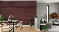 Textured wood grain pattern of the Wine-Stained Wood Wall Mural.