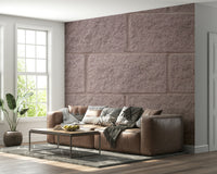 Home study with industrial style Textured Brick Wall Mural.