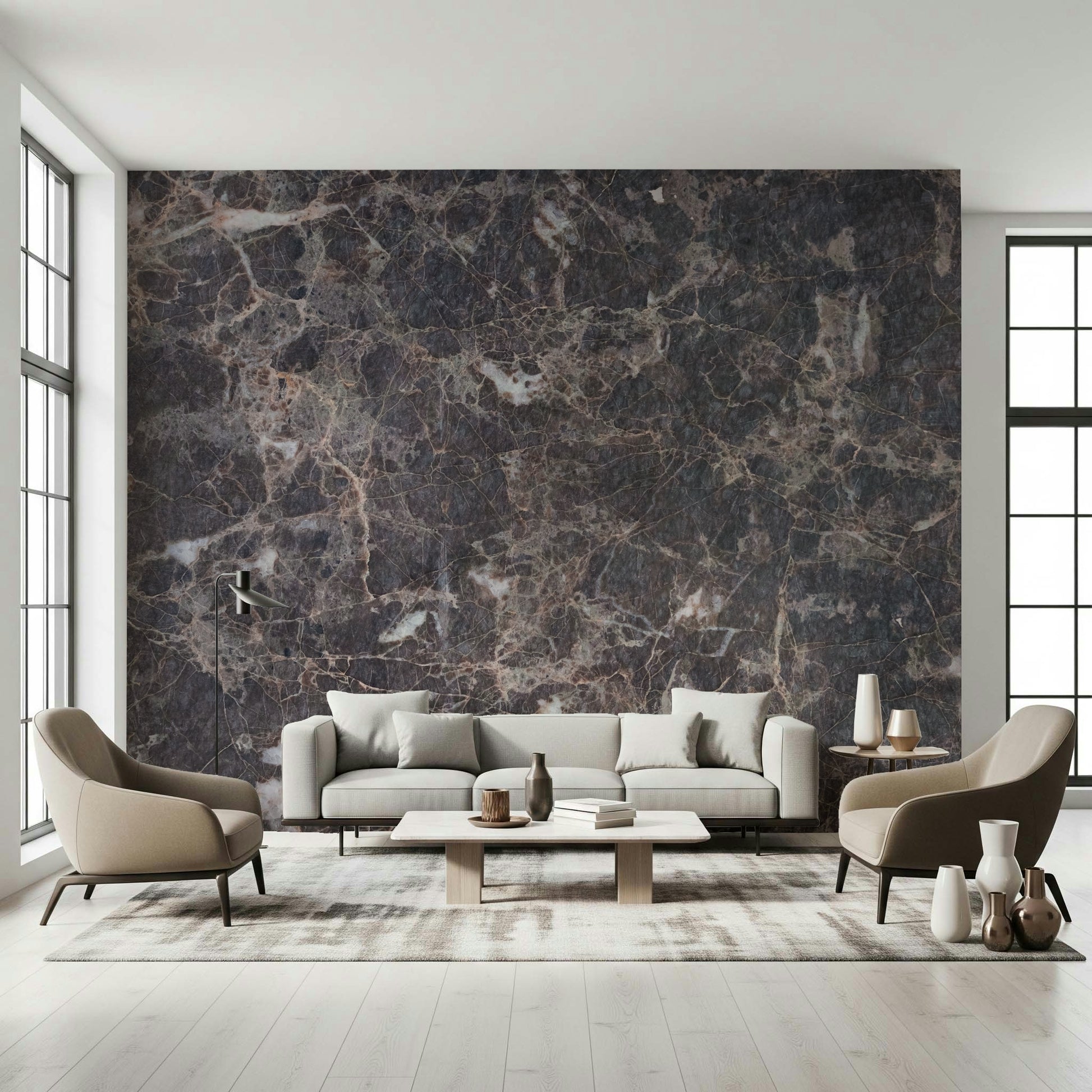 Elegance In Veins wall mural creating a sophisticated ambiance