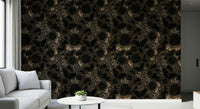 Peel and stick wallpaper called Dark Academia Nocturnal Garden Wall Mural.