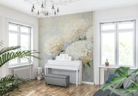 Peel and stick wallpaper called Soft Bloom: Floral Impression Wall Mural.