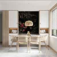 Historic art style Joseon style Floral folk painting Wall Mural for home decoration.