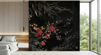 Traditional aesthetic achieved with Joseon style Floral folk painting Wall Mural on wall.