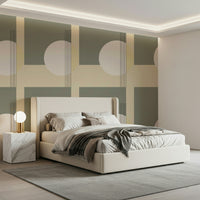 Soft Contrast Minimalist Geometric wallpaper for walls detail.