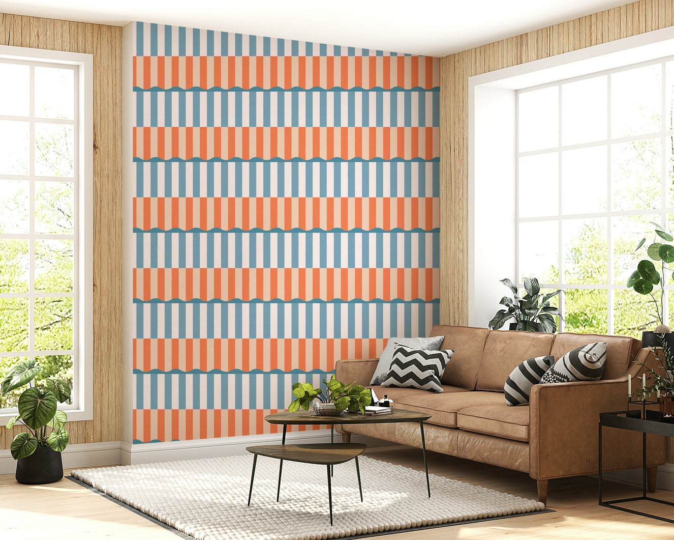 Sunset Waves Wallpaper⁠