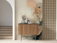 Dark, shadowed flower blooms in the Dusky Ink Petals design.