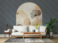 Horizontal design of the gorgeous Floral Archway Wall Mural.