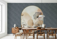 Peel and stick wallpaper called Elegant Floral Archway Wall Mural.