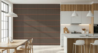 Minimalist wallpaper for walls using the Retro Lines Wallpaper.