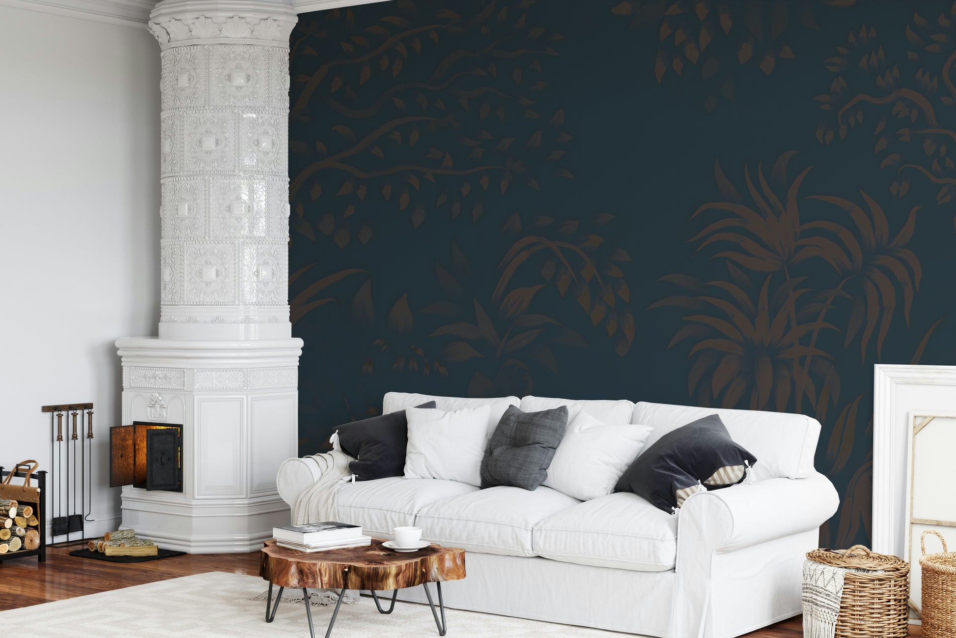 Vibrant rainforest design from the Twilight Canopy collection.