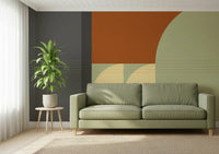 Cool Retro Rhythm Wall Mural covering
