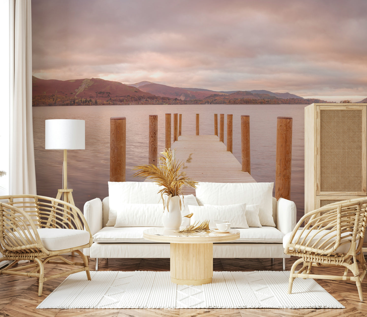 Piering into Nature's Heart Wall Mural