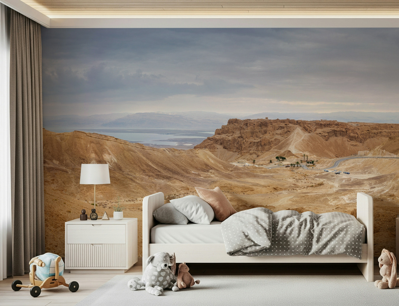 Arid Majesty: Desert Landscape Design Wall Mural