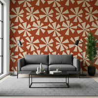 Wall covering, crepuscular Terrazzo Sunset Wallpaper fustian.