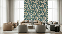 Zounds Gamboge Abstract Floral Radiance Wallpaper flabbergasted.