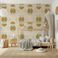 Discombobulate boring walls Hush celestial Retro Harmony Wallpaper.